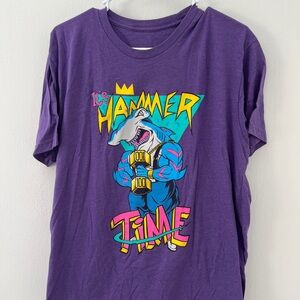 Purple Graphic Men’s Workout T-Shirt